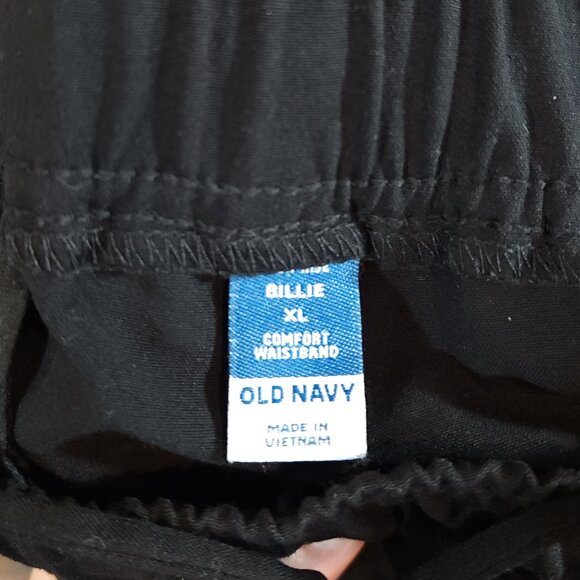 Old Navy Billie High-Waisted Straight Ankle Trouser in Black Career Women's XL - Picture 7 of 7